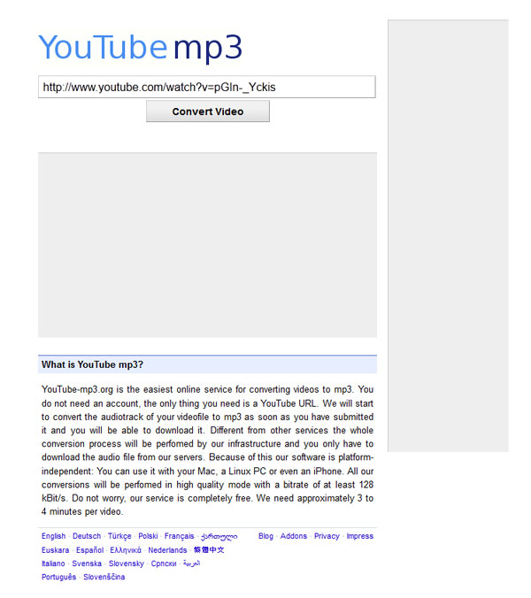 แปลง Youtube เป็น MP3